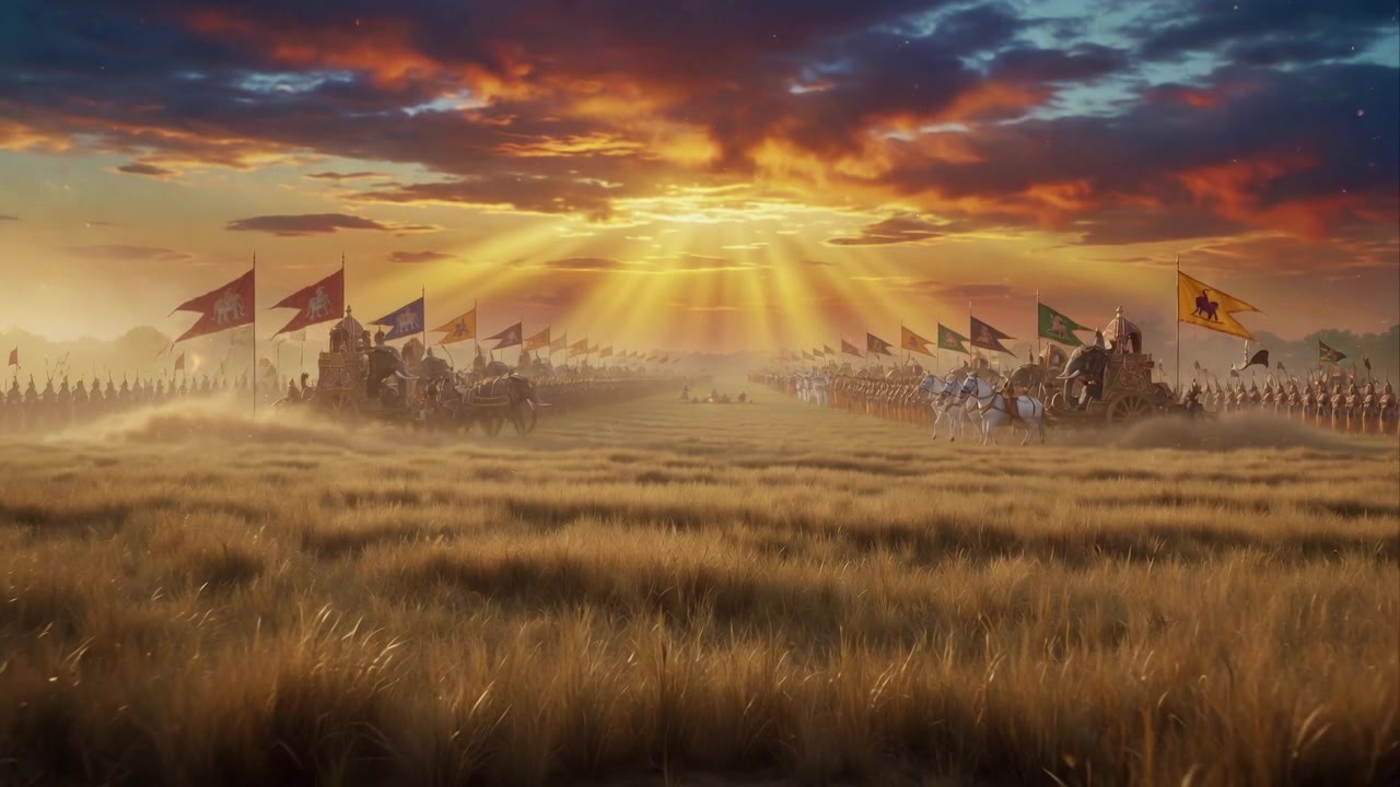 Sunrise field from the Gita